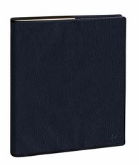 Quo Vadis - Agenda avec répertoire - Exécutif Prestige - Semainier Planning - Multilingue - Marlow - Bleu - 13 mois de décembre à décembre - 16x16 cm