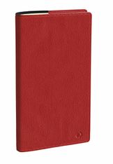 Agenda Marlow Italnote avec répertoire - 1 semaine sur 2 pages - 8,8 x 17 cm - bordeaux - Quo Vadis