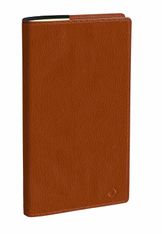 Agenda à spirale Marlow Italnote avec répertoire - 1 semaine sur 2 pages - 8,8 x 17 cm - camel - Quo Vadis