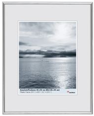 Cadre photo plastique WALTHER "Galeria" pour photo 28 x 35 cm coloris silver