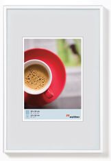 Cadre photo plastique WALTHER "Galeria" pour photo 13 x 18 cm coloris blanc