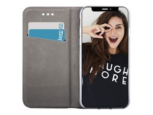 JAYM - Étui foliot pour iPhone 12, 12 Pro - noir