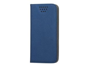 JAYM - étui foliot universel L (75x150mm) avec pince rotative - bleu