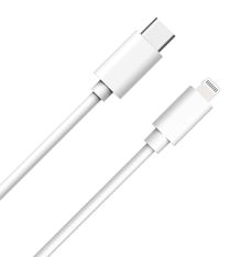 WOW - Câble USB C/Lightning 1m 3A Blanc 
