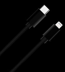 Bigben Connected - Câble USB C/Lightning - 1 m 3 A WOW - noir 