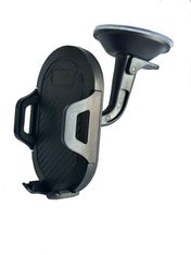 Bigben WOW - Support Voiture Ajustable 2 en 1 sur Pare-brise + Ventilation Noir 