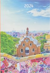 Agenda recyclé Unesco - 1 semaine sur 2 pages - 17 x 24,5 cm - Oberthur