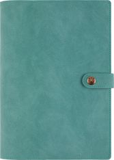 Agenda à spirale Ramatuelle - 1 semaine sur 2 pages - 17 x 24,5 cm - bleu céladon - Oberthur