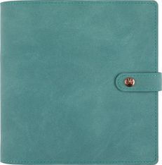 Agenda à spirale Ramatuelle - 1 semaine sur 2 pages - 16 x 16 cm - bleu céladon - Oberthur