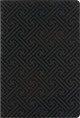 Agenda Helsinki - 1 semaine sur 2 pages - 17 x 24,5 cm - noir - Oberthur