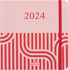 Agenda Anahita - 1 semaine sur 2 pages - 16 x 16 cm - labyrinthe - Oberthur