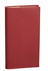 Agenda à spirale Impala Italnote - 1 semaine sur 2 pages - 8,8 x 17 cm - rouge - Quo Vadis