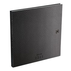 Agenda Ophio - 1 semaine sur 2 pages - 16 x 16 cm - noir - Oxford