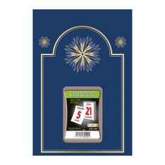 Lecas Neutre - Plaque avec bloc éphéméride humoristique - 17 x 25 cm - bleu