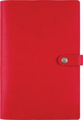 Agenda à spirale Lady Kent - 1 semaine sur 2 pages - 17 x 24,5 cm - rouge - Oberthur