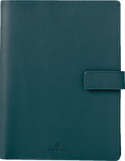 Agenda à spirale Milano - 1 semaine sur 2 pages - 22 x 28 cm - vert canard - Oberthur