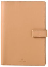 Agenda à spirale Milano - 1 semaine sur 2 pages - 17 x 24,5 cm - camel - Oberthur