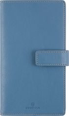 Agenda à spirale Milano - 1 semaine sur 2 pages - 11 x 18 cm - bleu denim - Oberthur