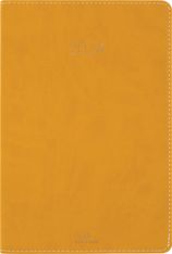 Agenda Eton - 1 semaine sur 2 pages - 22 x 28 cm - ocre - Oberthur