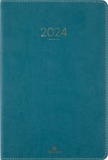 Agenda Eton - 1 semaine sur 2 pages - 17 x 24,5 cm - vert - Oberthur
