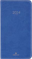 Agenda Eton - 1 semaine sur 2 pages - 9,5 x 17 cm - bleu - Oberthur