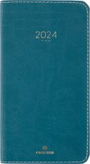 Agenda Eton - 1 semaine sur 2 pages - 9,5 x 17 cm - vert - Oberthur