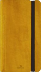 Agenda de poche spiralé Medicis - 1 semaine sur 2 pages - 9,5 x 17 cm - moutarde - Oberthur
