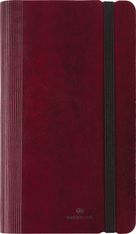 Agenda de poche spiralé Medicis - 1 semaine sur 2 pages - 9,5 x 17 cm - bordeaux - Oberthur