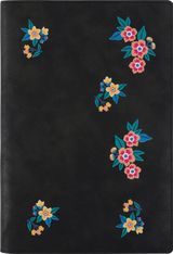 Agenda à spirale Mexico - 1 semaine sur 2 pages - 17 x 24,5 cm - noir - Oberthur