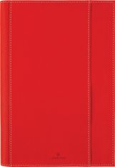 Agenda à spirale Burgos - 1 semaine sur 2 pages - 17 x 24,5 cm - rouge - Oberthur