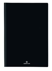 Agenda à spirale Malmo - 1 semaine sur 2 pages - 17 x 24,5 cm - noir - Oberthur