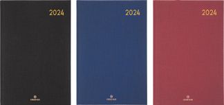 Agenda Nomad - 1 semaine sur 2 pages - 17 x 24,5 cm - disponible dans différentes couleurs - Oberthur