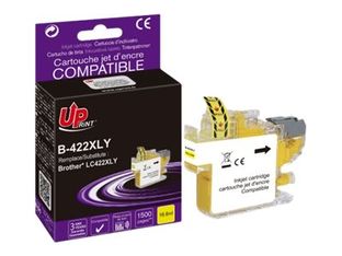 Cartouche compatible Brother LC422XL - jaune - Uprint