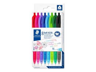 STAEDTLER Mars - Bolígrafo  - colores vivos surtidos - 1 mm - medio - retractil 