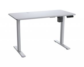 Bureau ROYAL MOSSA - Bureau gaming assis/debout - réglage électrique - L120 cm - blanc