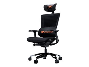 Fauteuil gamer ARGO - accoudoirs réglables - appui-tête intégré - noir