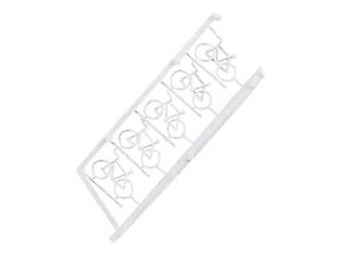 Schulcz - Lot de 10 bicyclettes blanches pour maquette - 1/100e - 32 mm