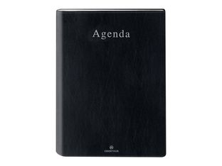 Agenda Oslo 16 Pocket S - 1 semaine sur 2 pages - 9 x 16,5 cm - bordeaux - Oberthur