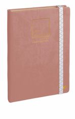 Quo Vadis - Carnet Bullet journal - Multilingue - Life Journal - Rose clair - Pages Points (dots) - 15x21 cm - Papier Clairefontaine kraft - Fabrication française
