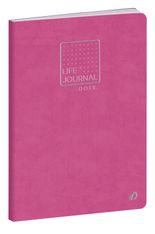 Quo Vadis - Carnet Bullet journal - Multilingue - Life Journal - Rose - Pages Points (dots) - 15x21 cm - Papier Clairefontaine blanc - Fabrication française