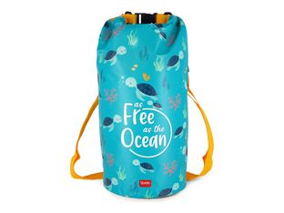 Legami Good Vibes - Sac imperméable 10L - Sea turtle