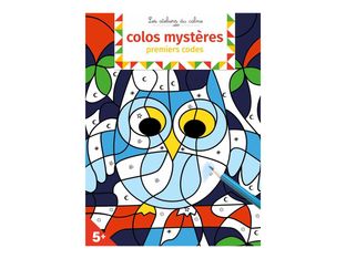Colos mystères - premiers codes - livre à colorier