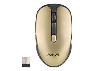 NGS Evo - souris sans fil - silencieuse - or