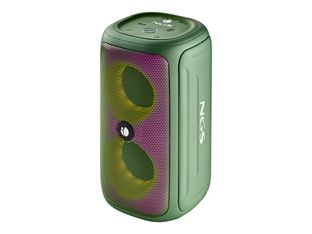 NGS Roller Beast - Altavoz - para uso portátil - inalámbrico - Bluetooth - 32 vatios - verde