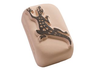LaDot - Pierre pour tatouage éphémère - en céramique - taille M (2 x 4 cm) - lézard