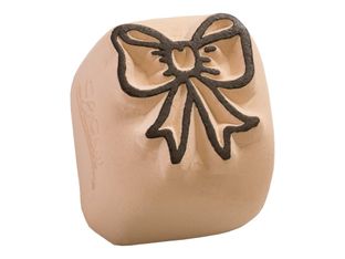 LaDot - Pierre pour tatouage éphémère - en céramique - taille S (2,2 x 2,2 cm) - nœud