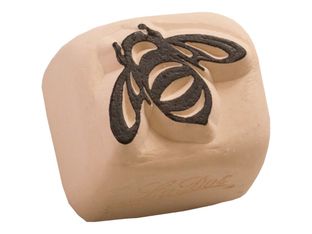 LaDot - Pierre pour tatouage éphémère - en céramique - taille S (2,2 x 2,2 cm) - abeille 