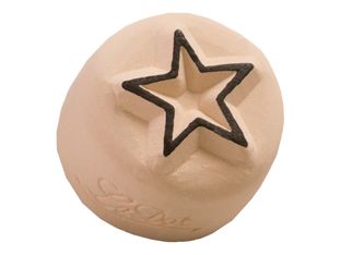 LaDot - Pierre pour tatouage éphémère - en céramique - taille S (2,2 x 2,2 cm) - étoile 