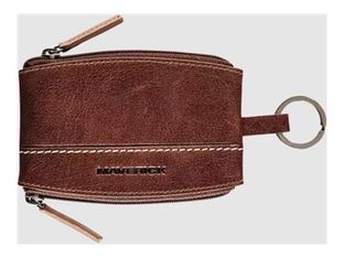 Maverick Rough Gear - Portefeuille - double pocket - cuir de buffle pleine fleur à tannage végétal - brun