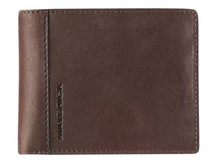 Maverick brown - Portefeuille - protection RFID - cuir de vachette pleine fleur tanné végétal - brun